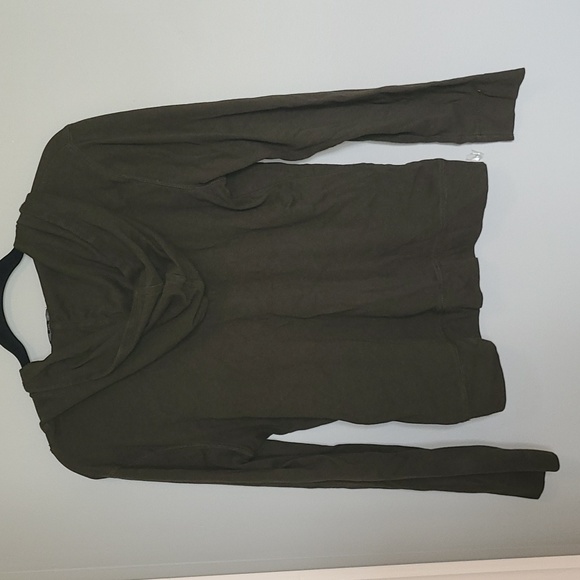 Lauren Ralph Lauren green hooded Shirt - Picture 4 of 4